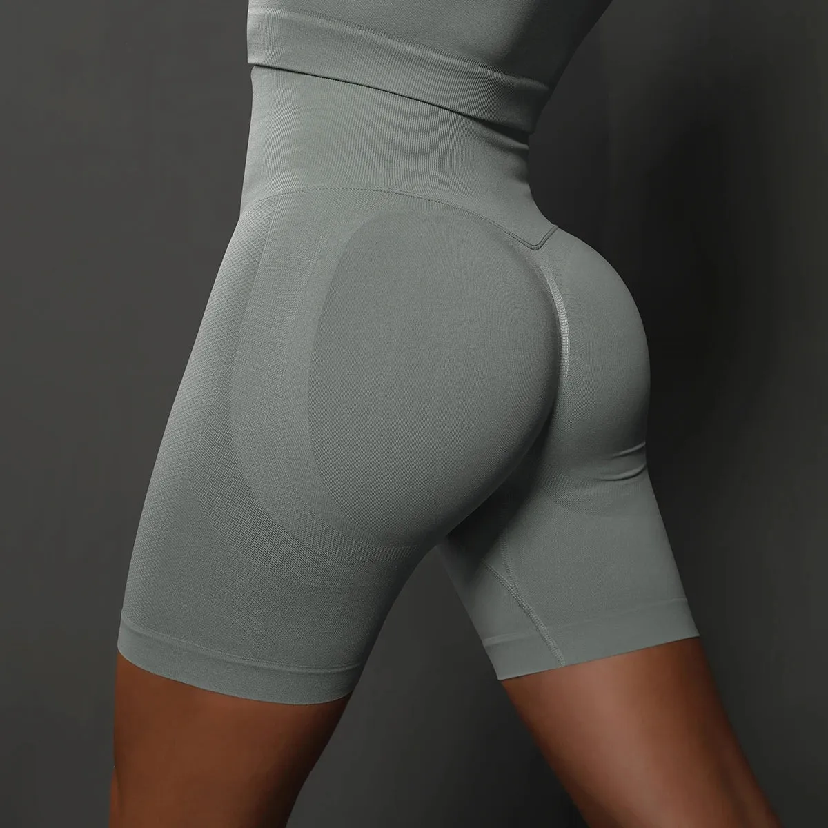 Seamless Yoga Workout Gym Shorts