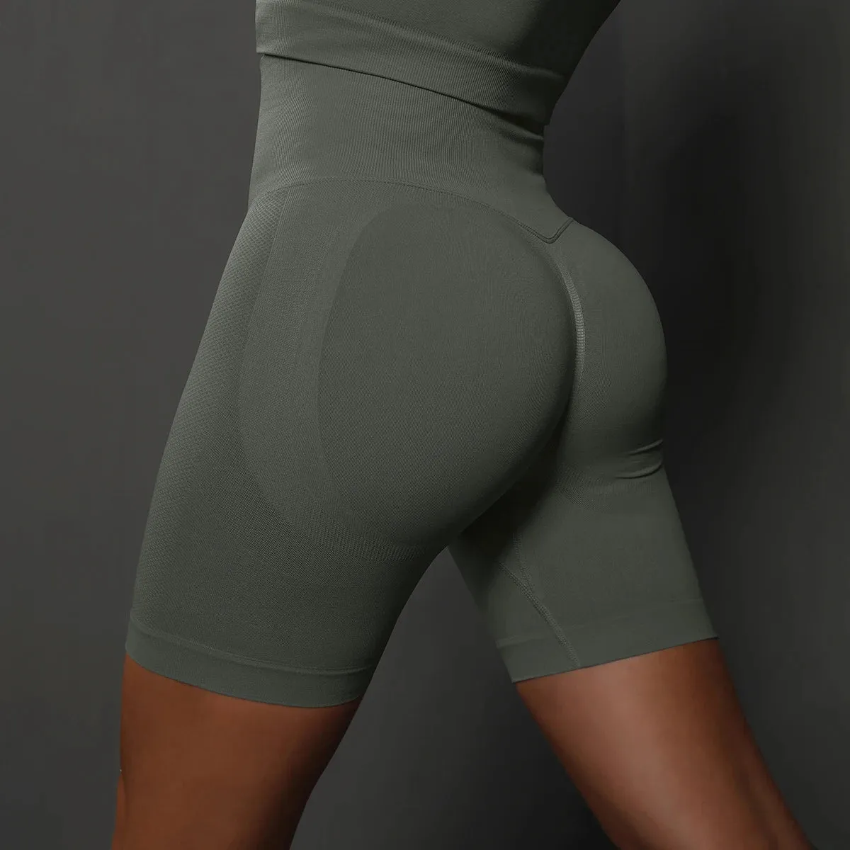 Seamless Yoga Workout Gym Shorts