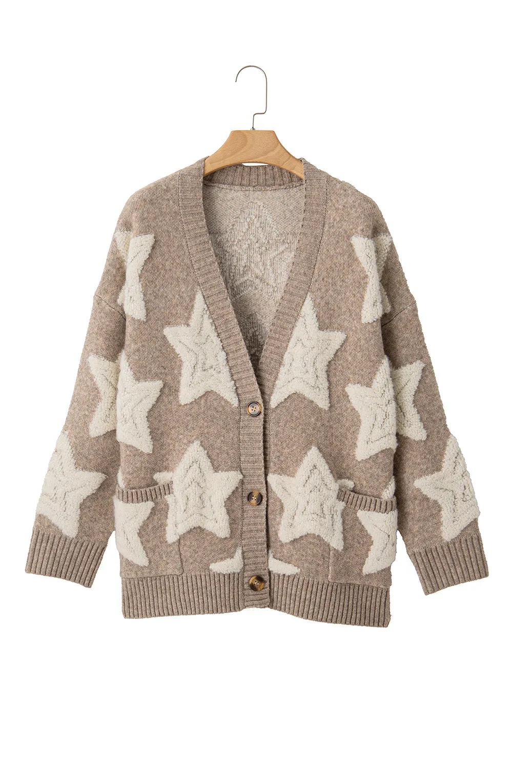 Sherpa Textured Sweater Cardigan