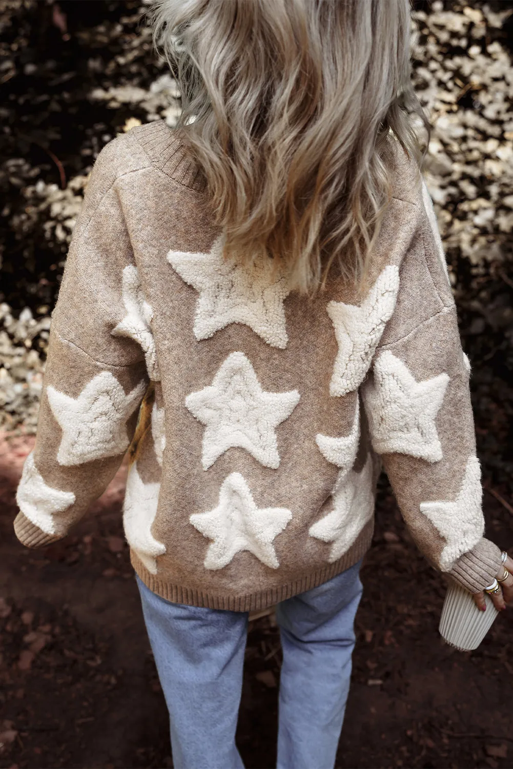 Sherpa Textured Sweater Cardigan
