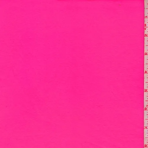 Shocking Pink Brushed Activewear Fabric