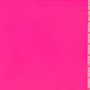 Shocking Pink Brushed Activewear Fabric