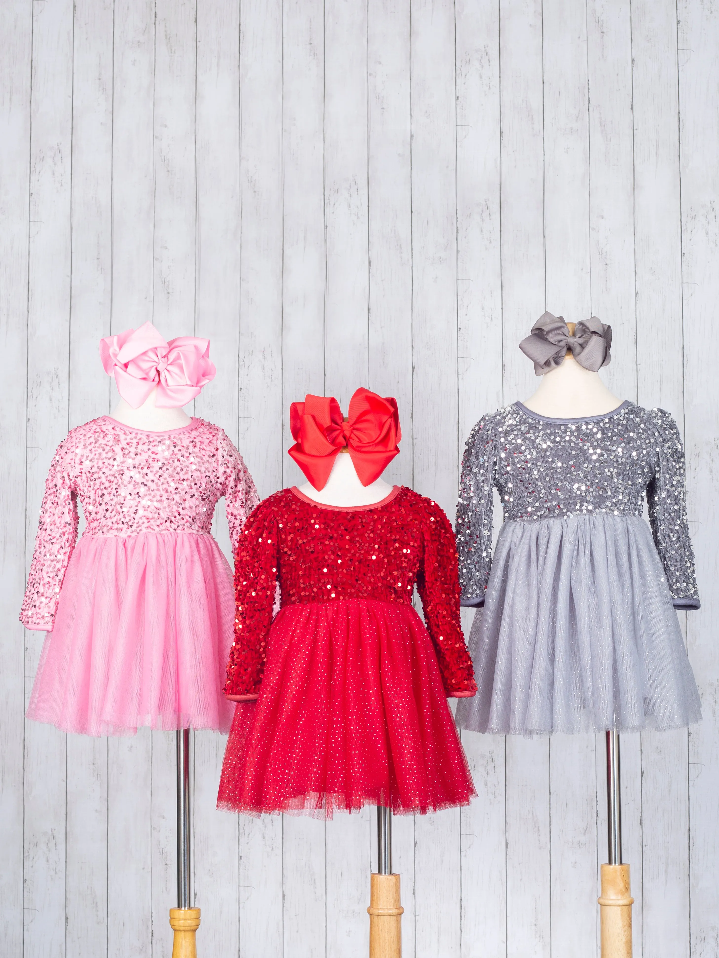 Silver Sparkly Tulle Dress