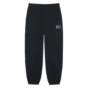 Stussy x Nike Stone Washed Fleece Sweatpants Black (FW23)