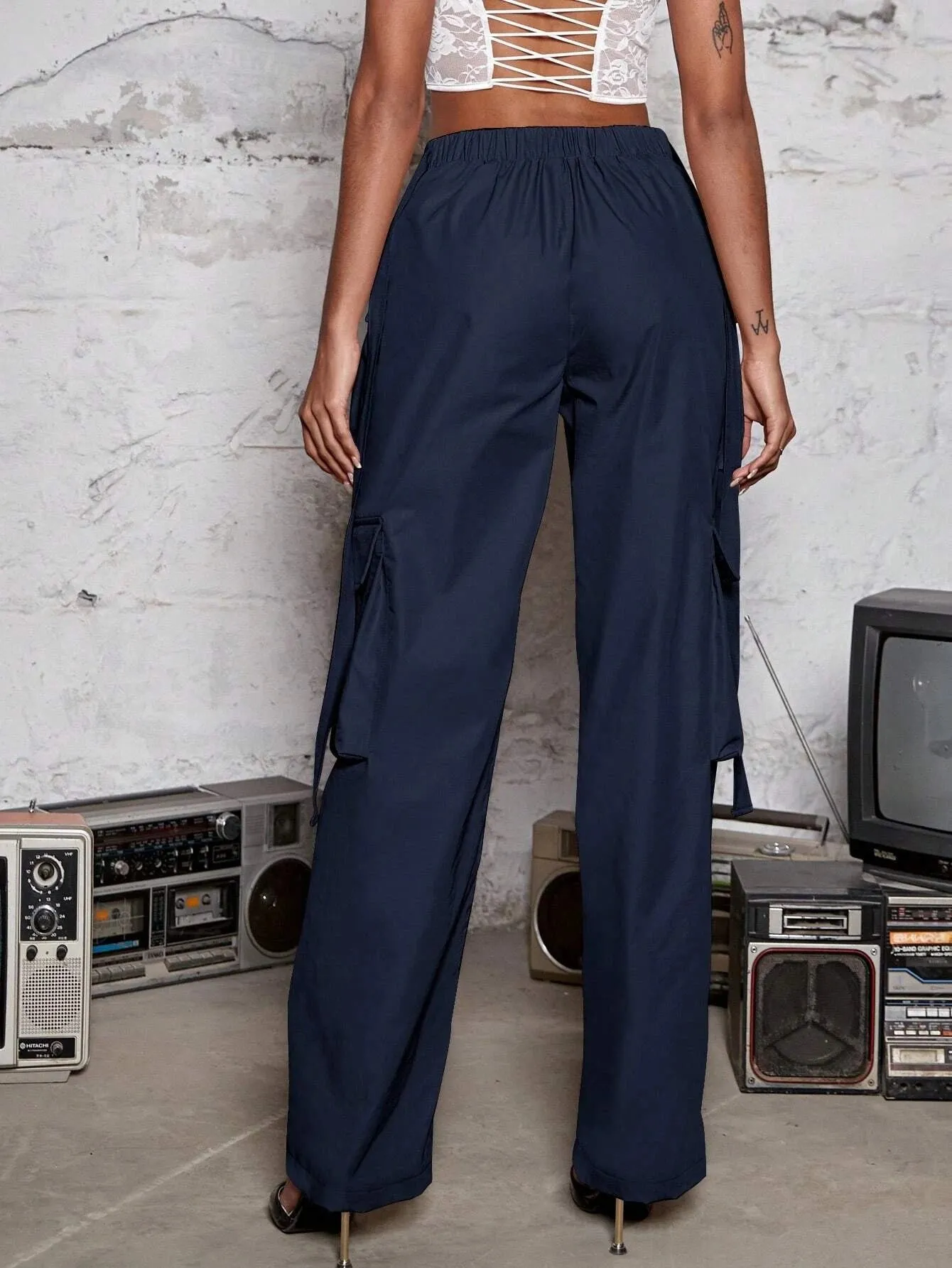 Tape Flap Pocket Side Cargo Pant