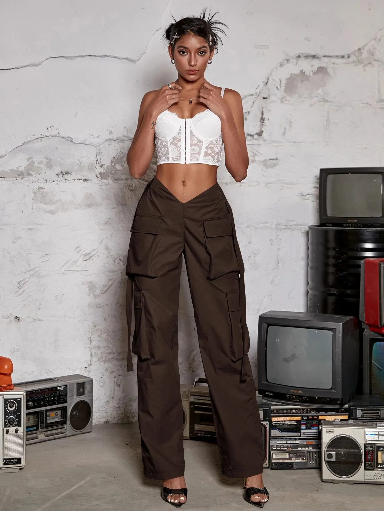 Tape Flap Pocket Side Cargo Pant