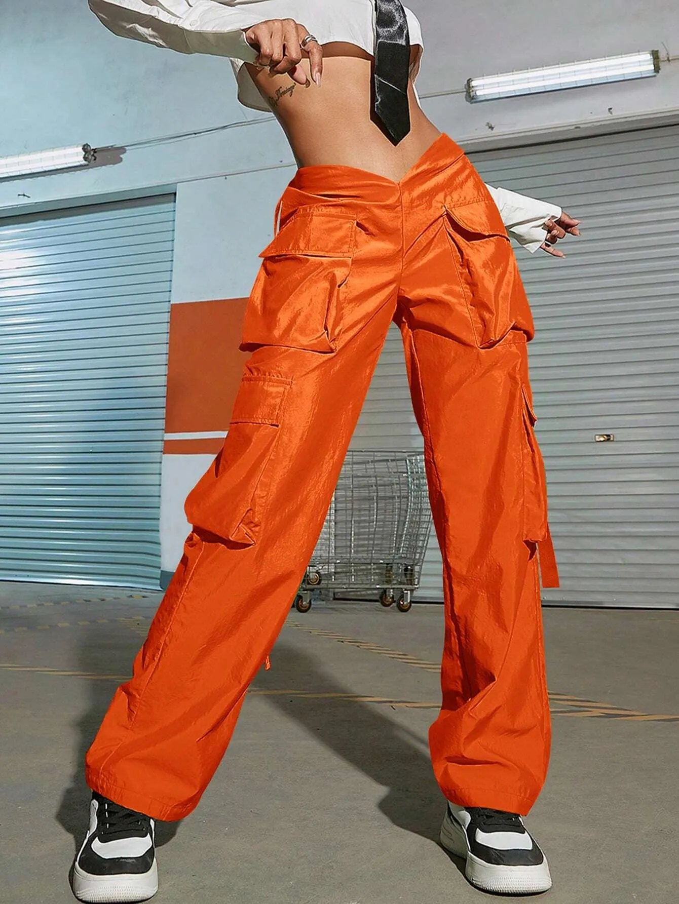 Tape Flap Pocket Side Cargo Pant
