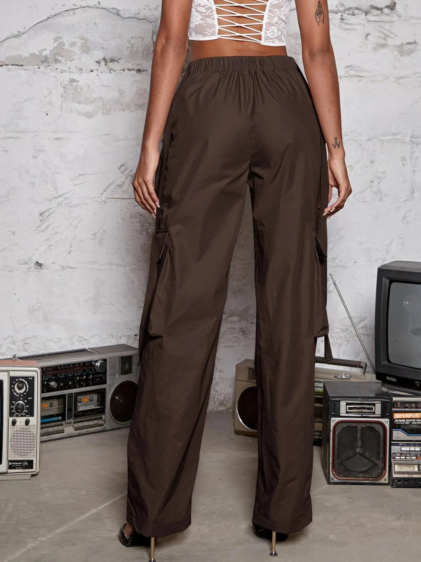 Tape Flap Pocket Side Cargo Pant