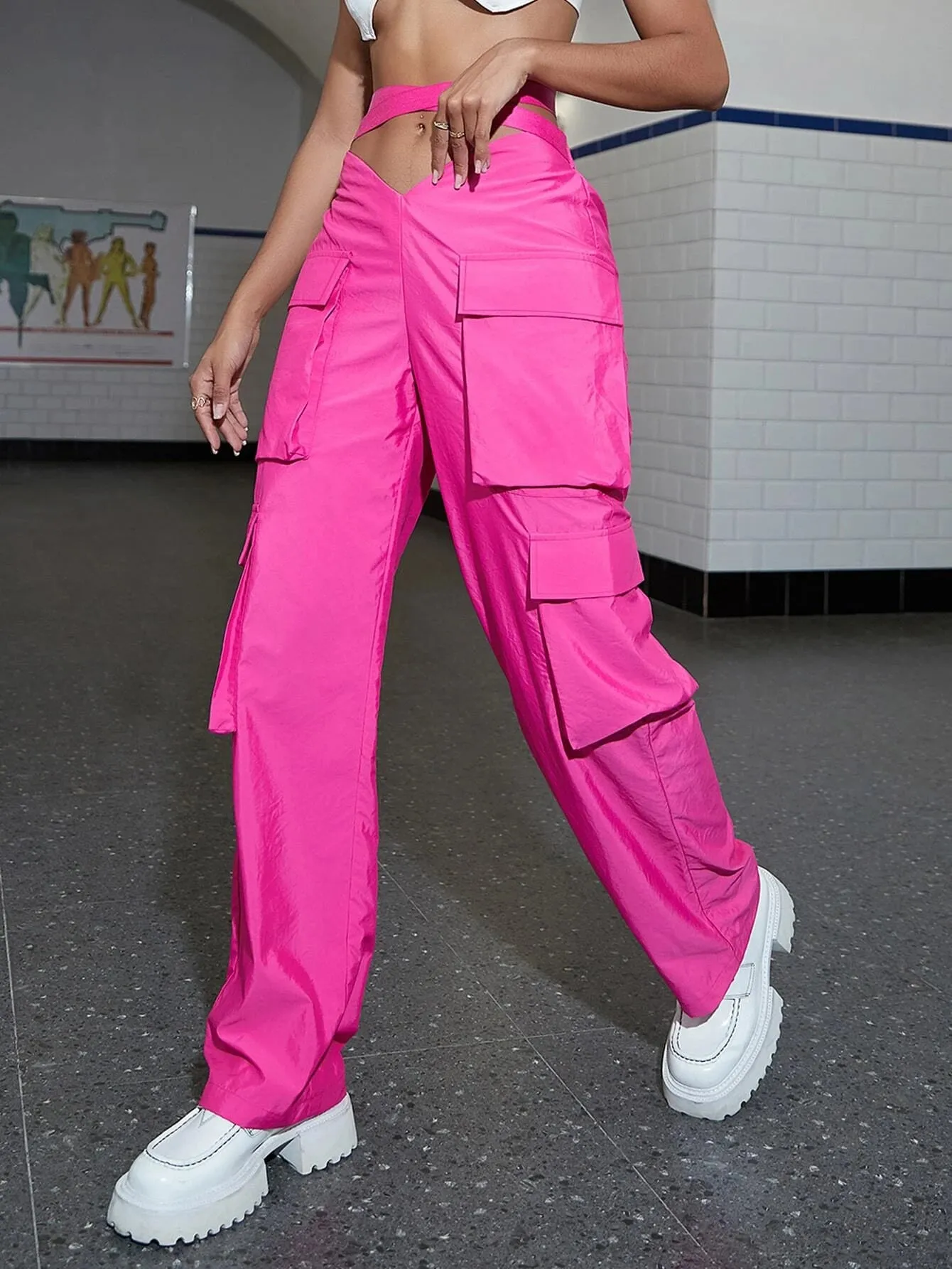 Tape Flap Pocket Side Cargo Pant