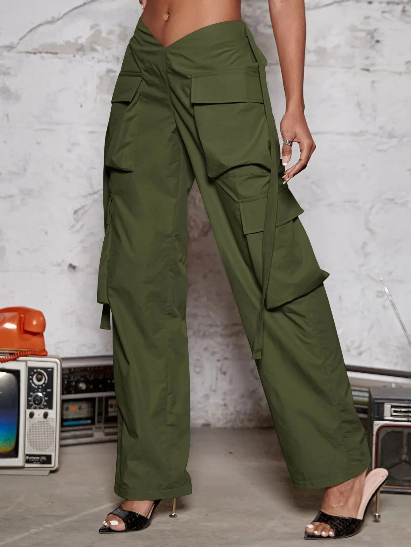 Tape Flap Pocket Side Cargo Pant
