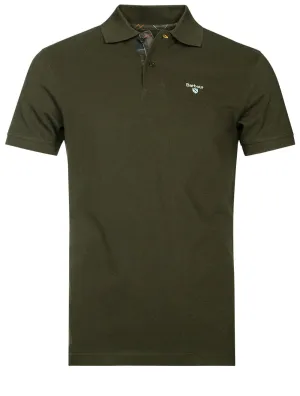 Tartan Pique Polo Forest Green