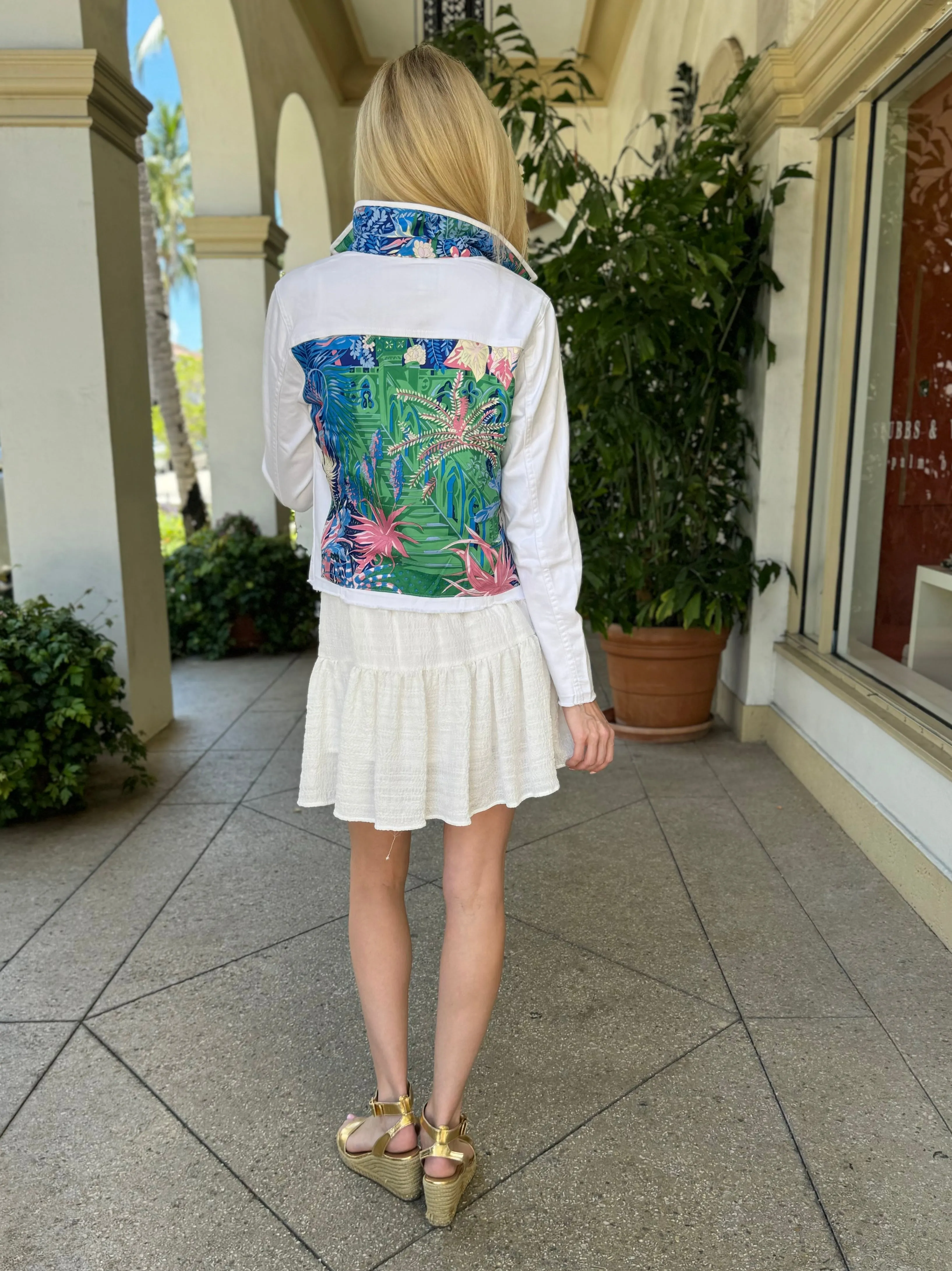 The White Denim Jacket / Stairway to Tropics