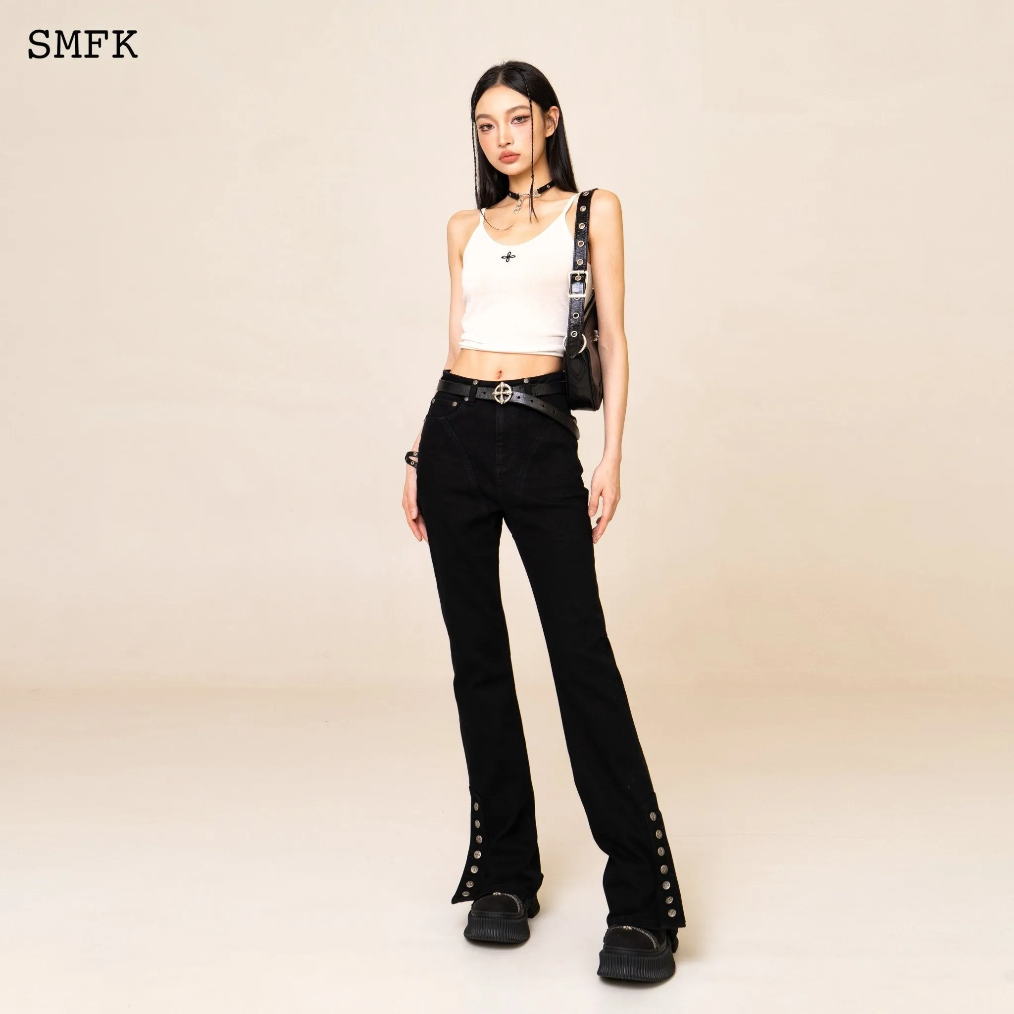 WildWorld Rider Mermaid Black Jeans