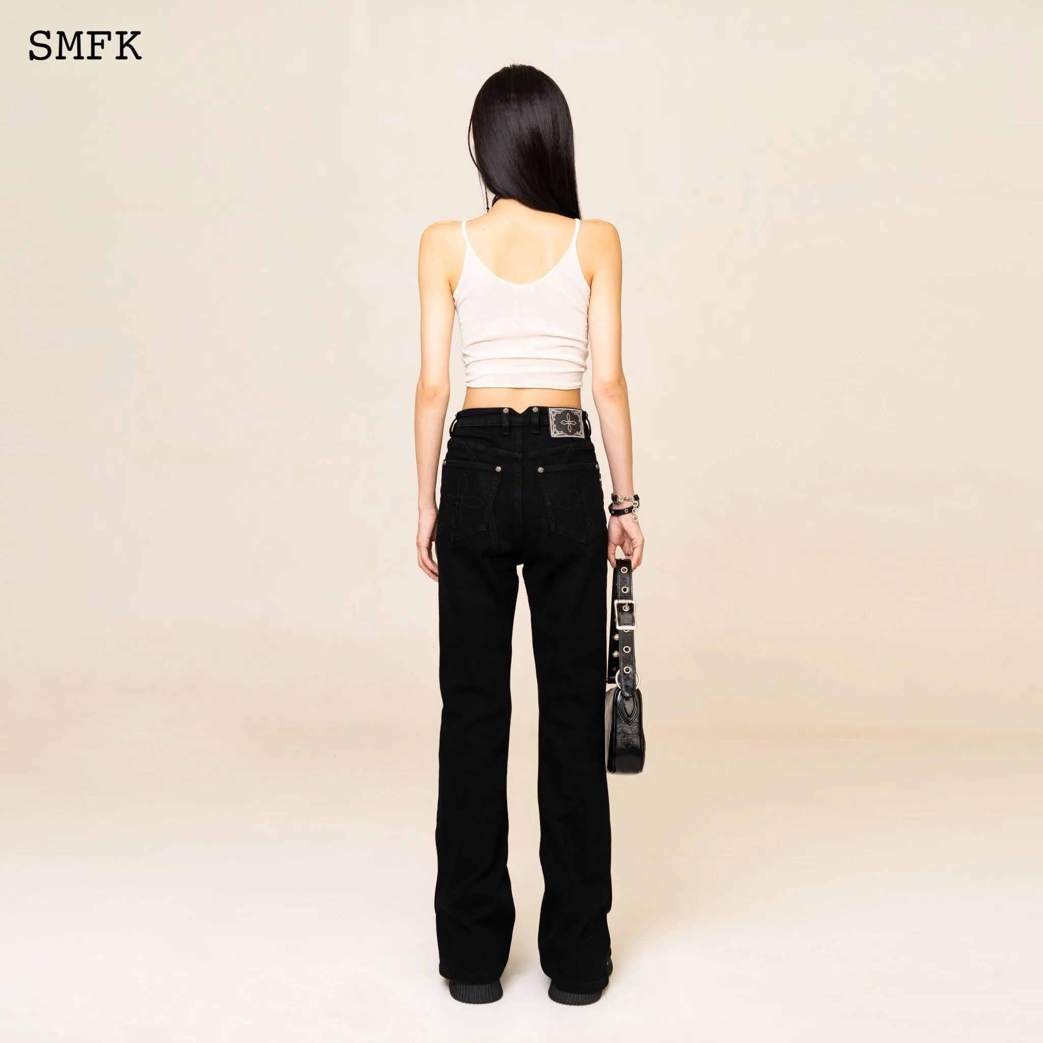 WildWorld Rider Mermaid Black Jeans