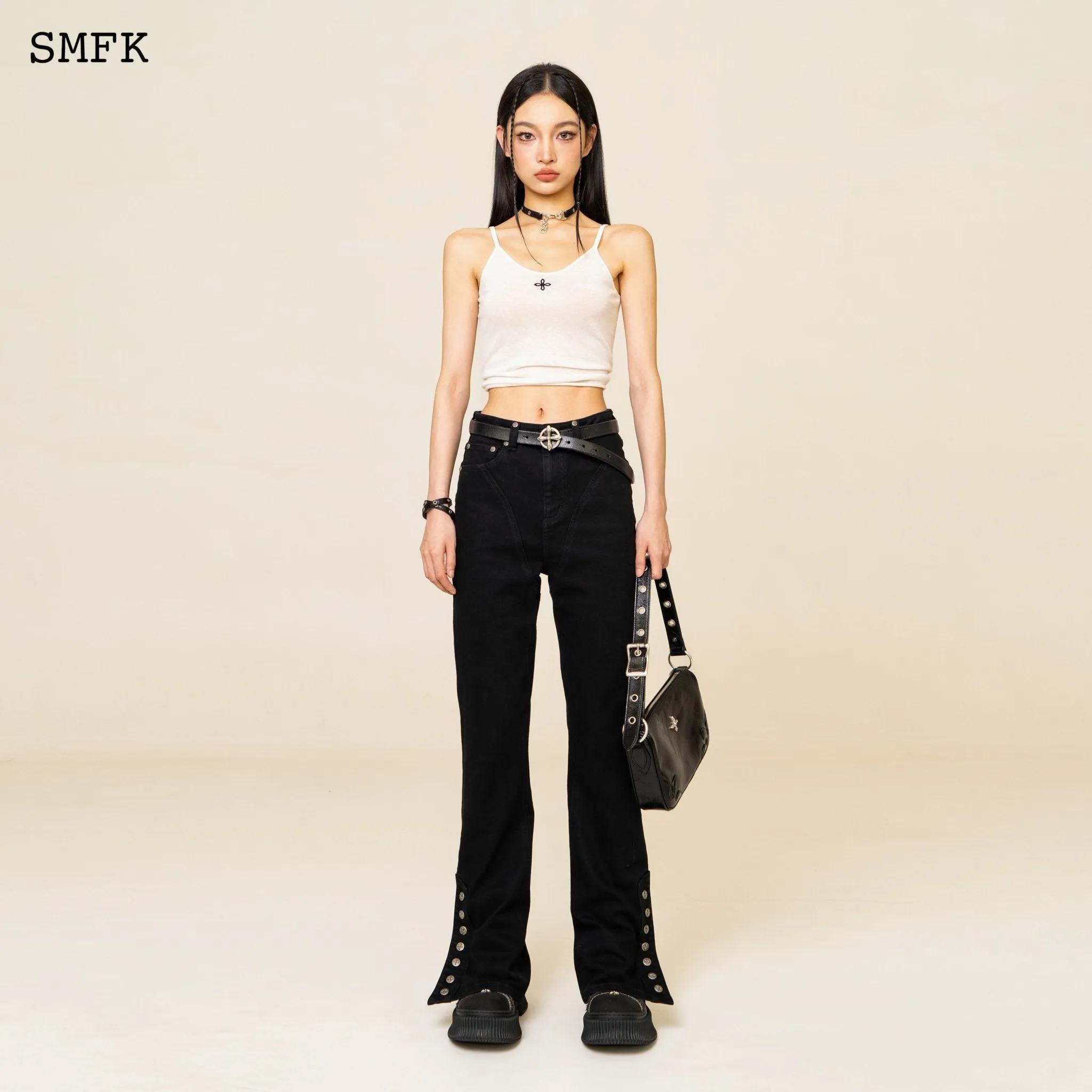 WildWorld Rider Mermaid Black Jeans