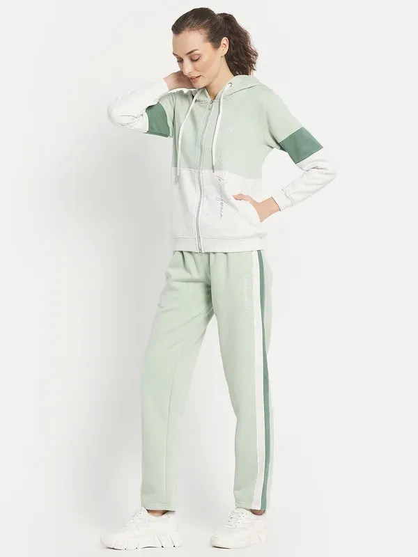 Women Colourblocked Tracksuits