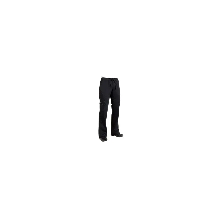 Women's Black Cargo Chef Pant