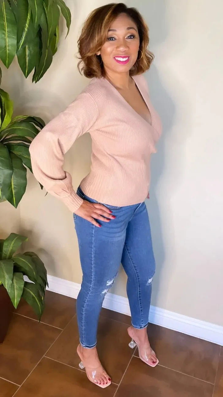 Women's High Waist Skinny Jeans