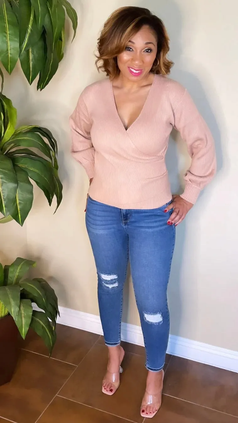 Women's High Waist Skinny Jeans