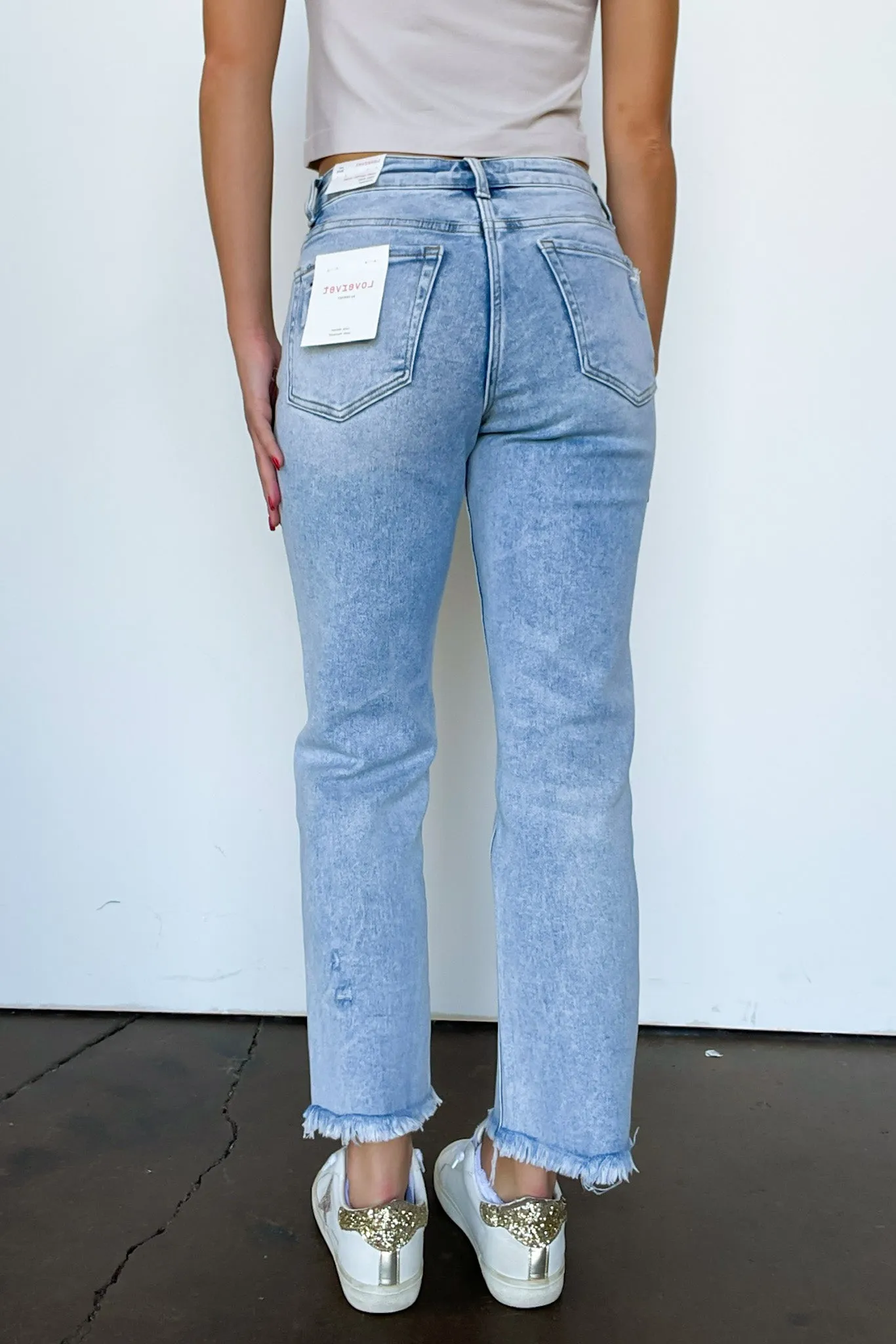 Zayla Tummy Control High Rise Straight Jeans